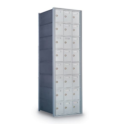 CAD Drawings American Postal Manufacturing Co. 32-Door Rear-Loading Private Horizontal Mailbox